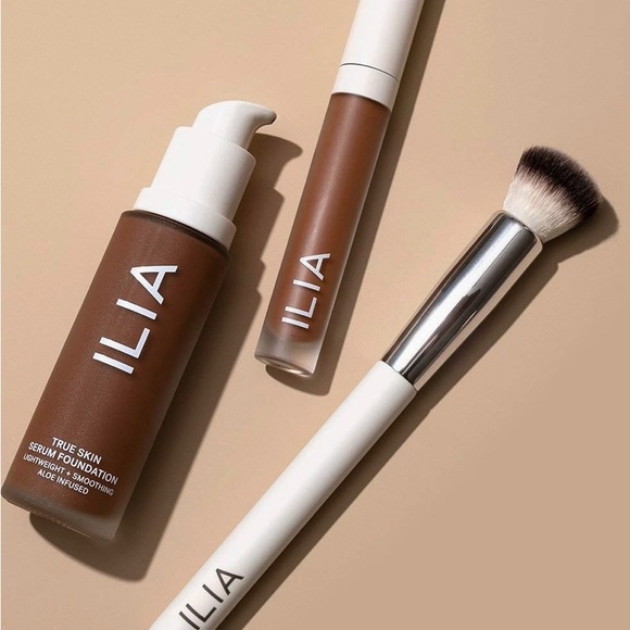 NWT ILIA Wooden Complexion Brush Non-Toxic Vegan Cruelty-Free Clean Makeup - Picture 3 of 9